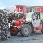 sapins de noël français - pépinière grange - chargement palette danoise